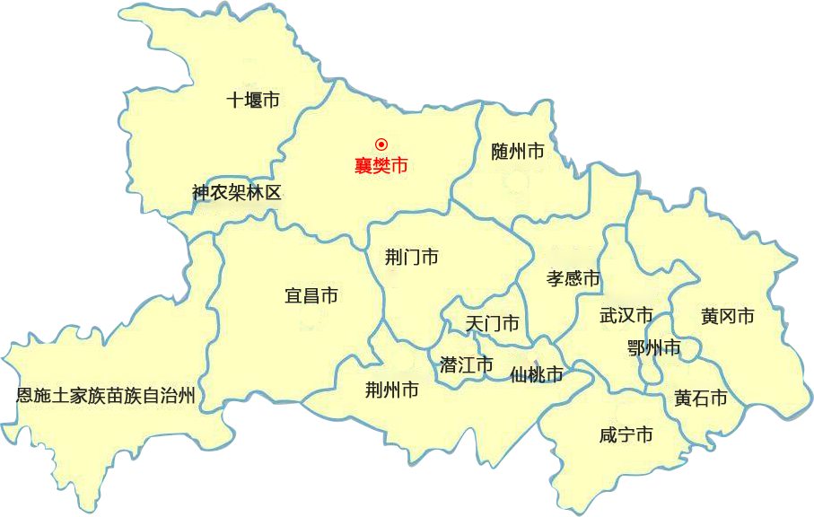 东丰襄阳物流公司的襄阳物流运输地图
