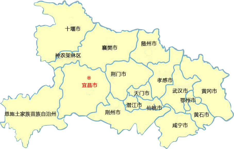 东丰宜昌物流公司的宜昌物流运输地图